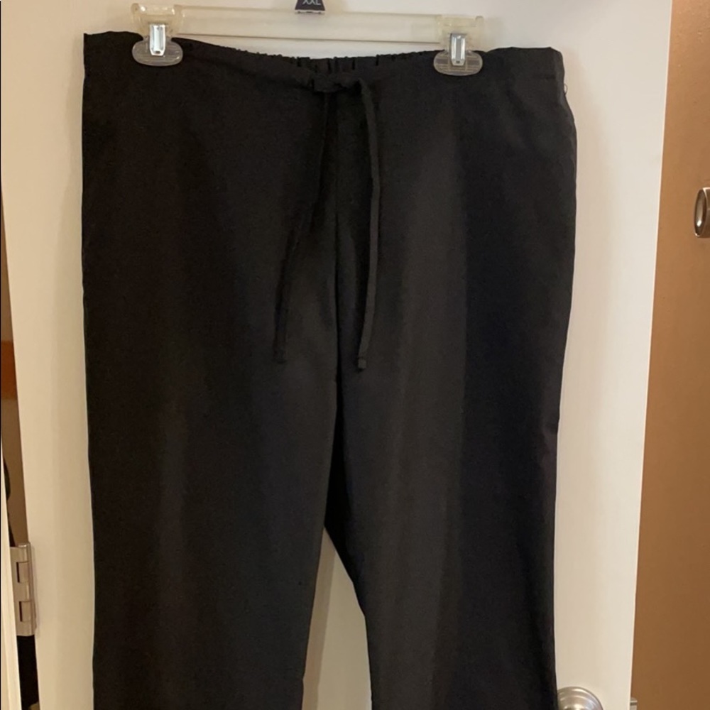 Brand new, never worn, tags attached: Black Womens Scrub Pants